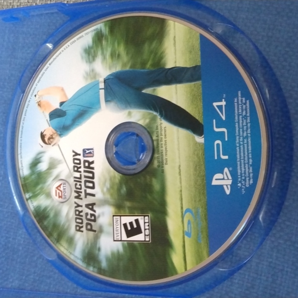 PS4 game Rory McILROY PGA TOUR